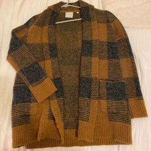 Plaid Sweater/Cardigan